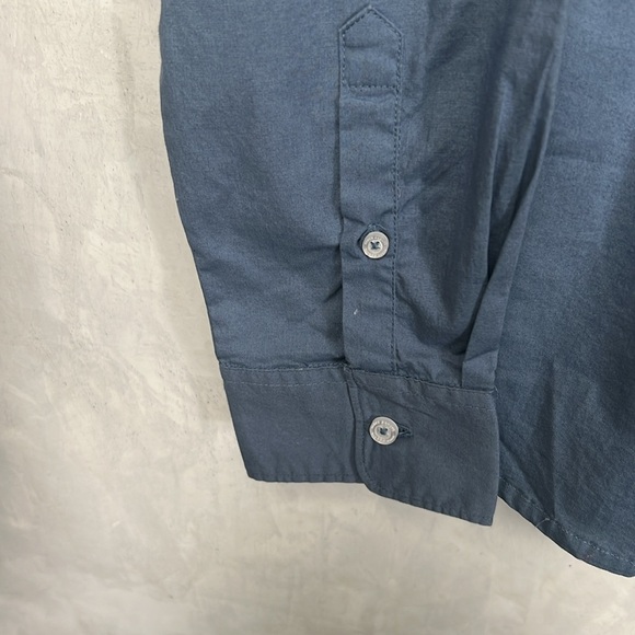 Vince Camuto MenClassic Fit Solid Long Sleeves Casual Shirt, Stone Blue, size S - Picture 6 of 9